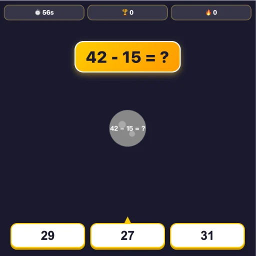 口算飞船大作战截图